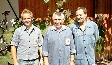 Emil, Günther und Ulrich Lintz. Drei Generationen vereint.